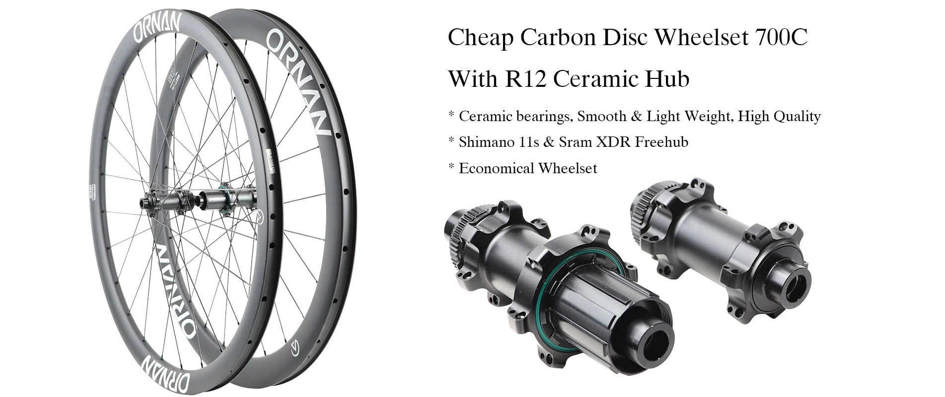 Cheap Carbon Disc Wheelset 700C Manufacturer